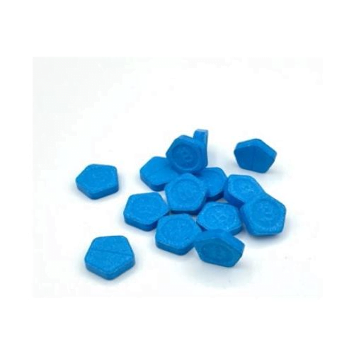 Blue Bliss Pellets 80mg 5MAPB 20mg 2FMA 2mg 5-MeO-MiPT for sale online at CityChems